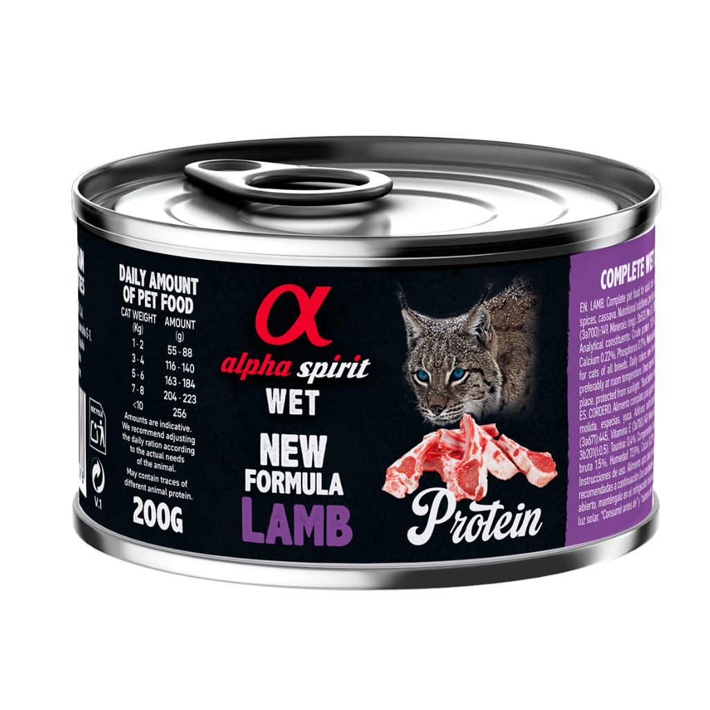 Lamb Complete Wet Food Can for Cats 200g