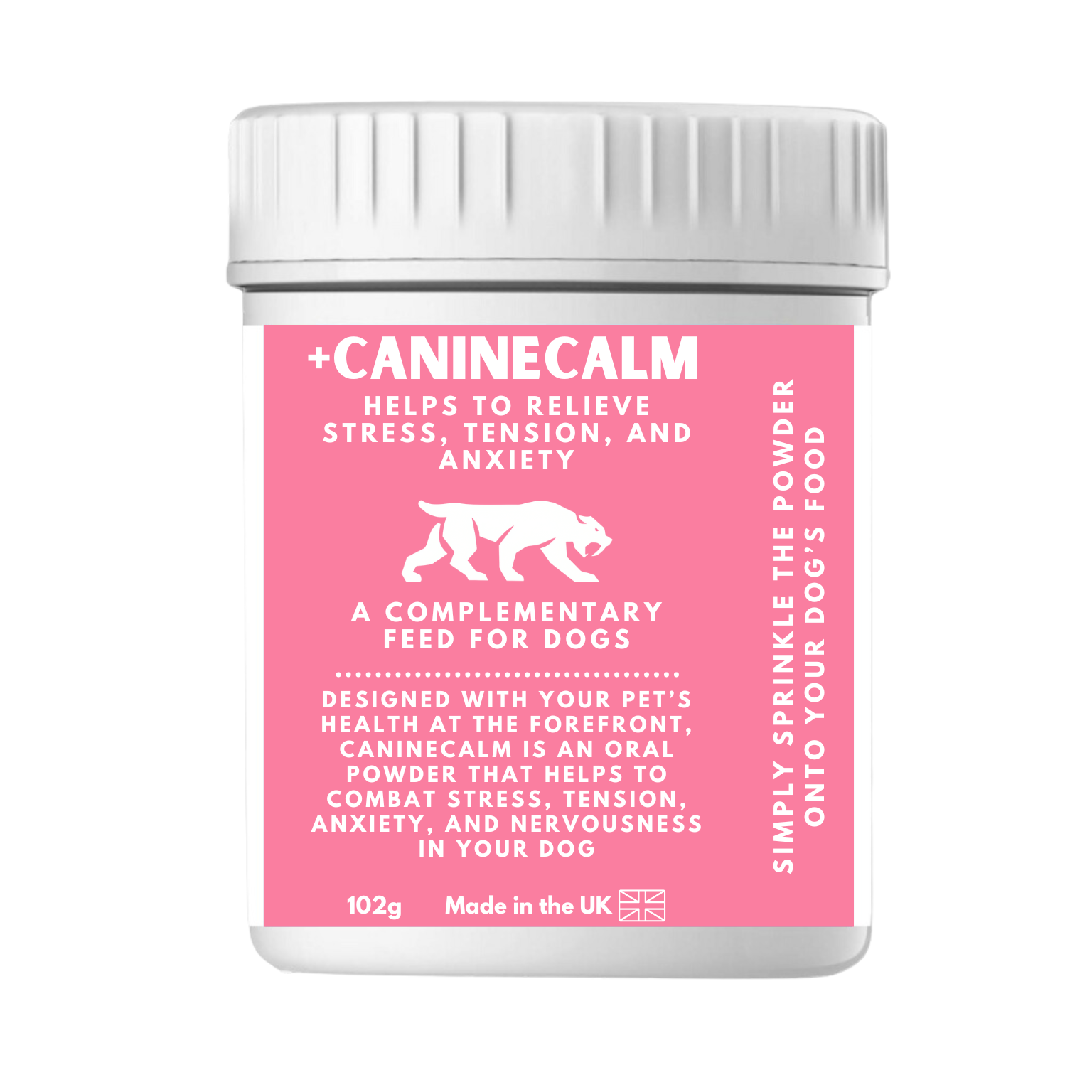 CanineCalm Natural Powder Dog Calming Supplement – 102g