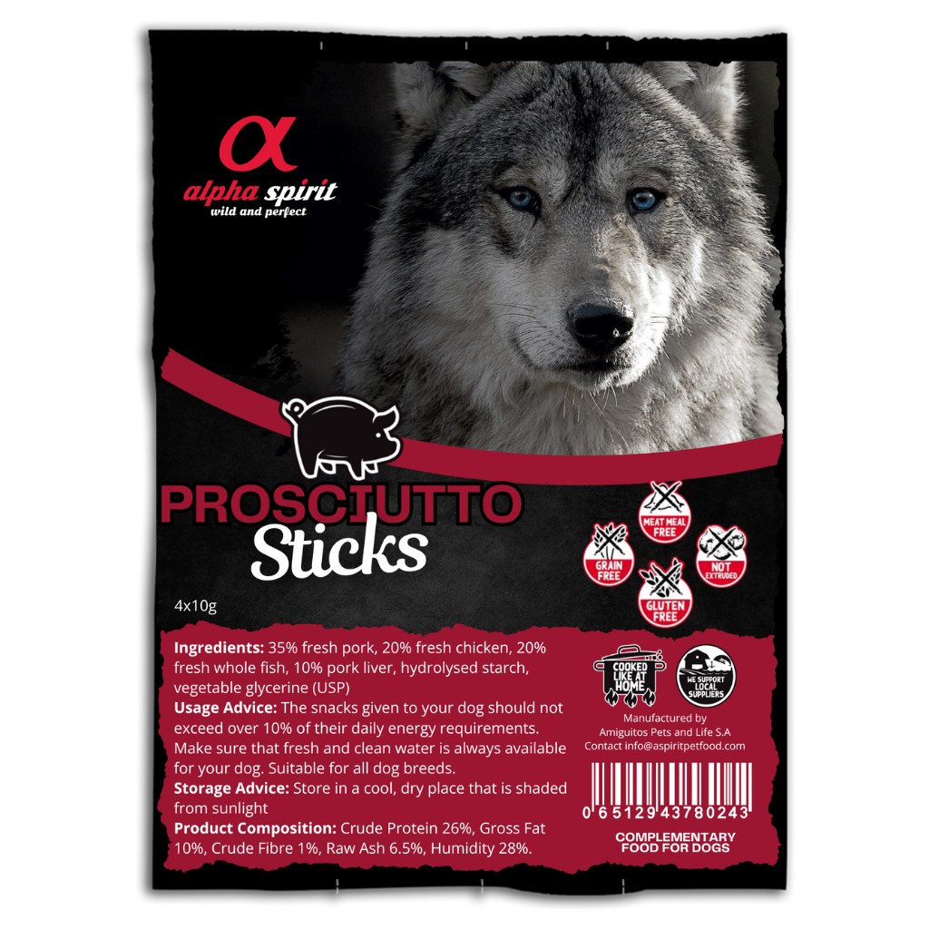 Prosciutto Dog Treat Bar String (Includes 4 Bars)