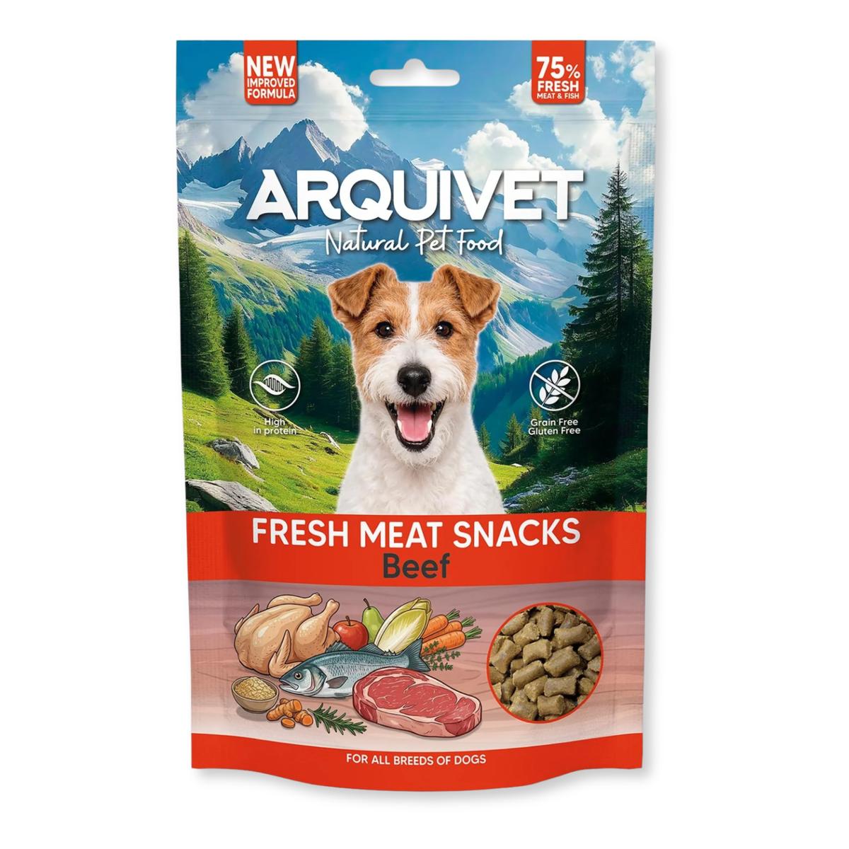 Arquivet Natural Dog Treats - Beef (300g)