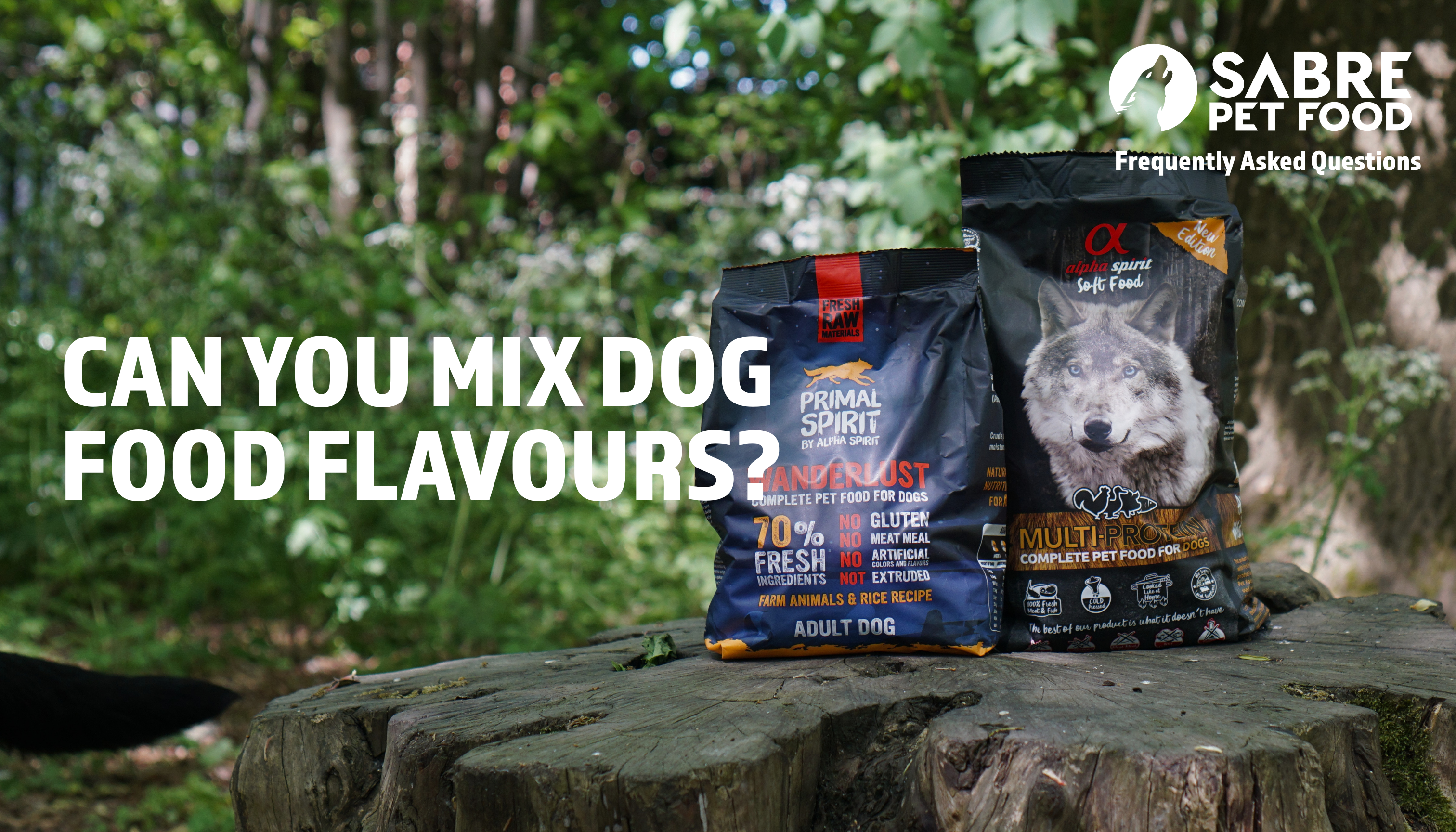Can you mix dog food flavours?