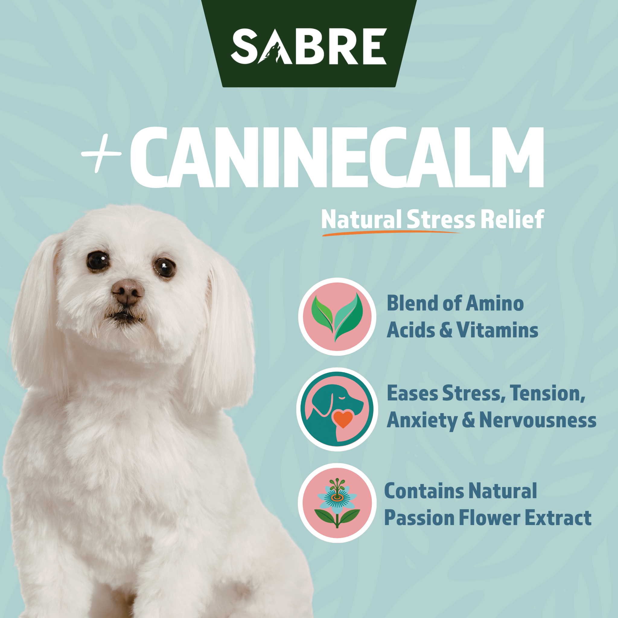 CanineCalm Natural Powder Dog Calming Supplement – 102g