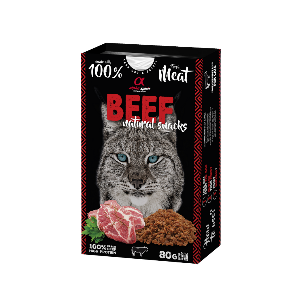 Beef Natural Cat Treats (80g)