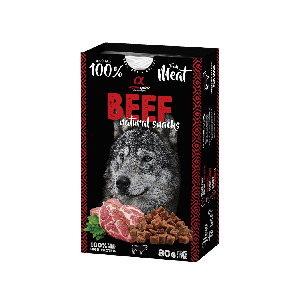 Beef Natural Dog Treats (80g)