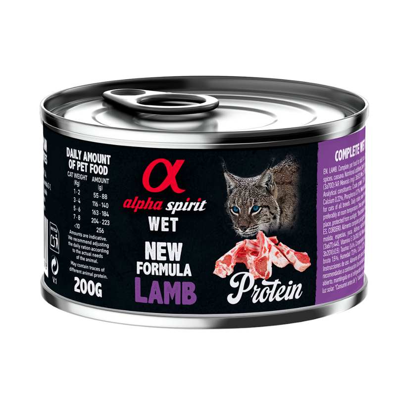 Lamb Complete Wet Food Can for Cats (200g)