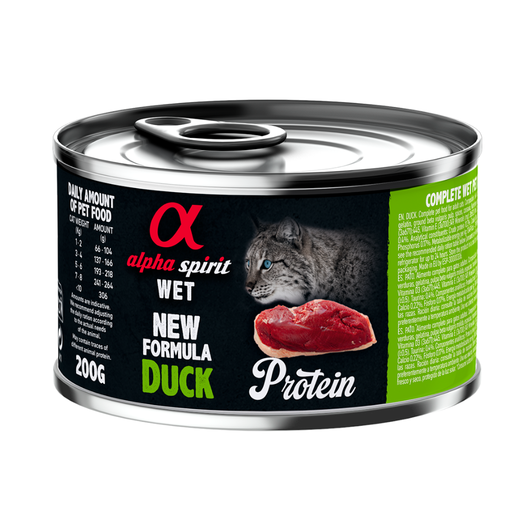 Duck Complete Wet Food Can for Cats (200g)