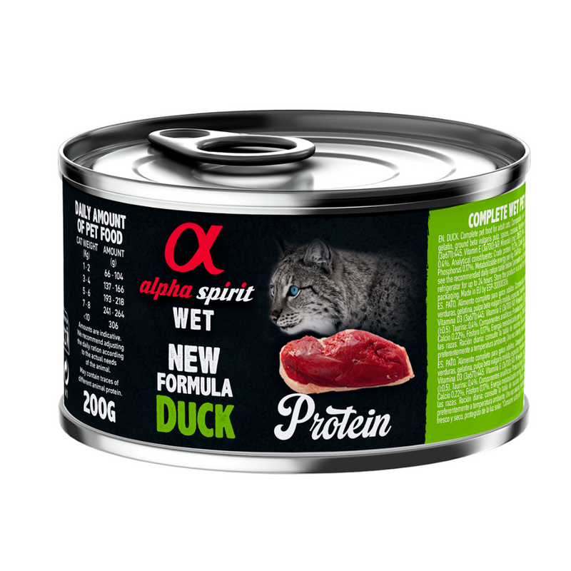 Duck Complete Wet Food Can for Cats (200g)