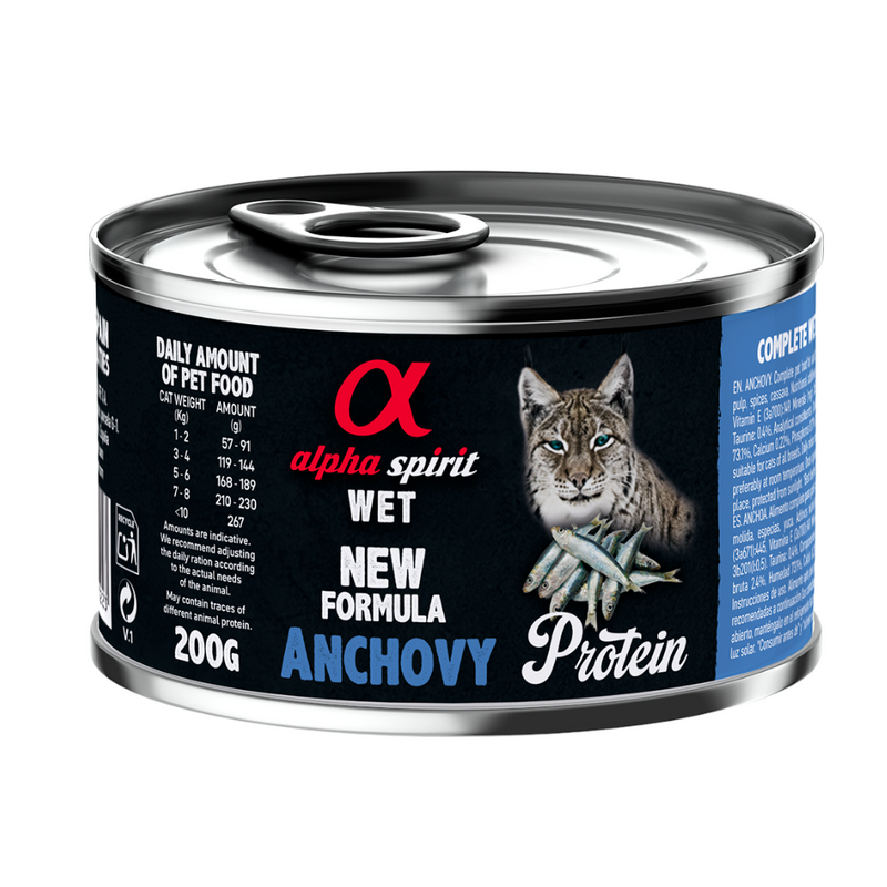 Anchovy Complete Wet Food Can for Cats (200g)