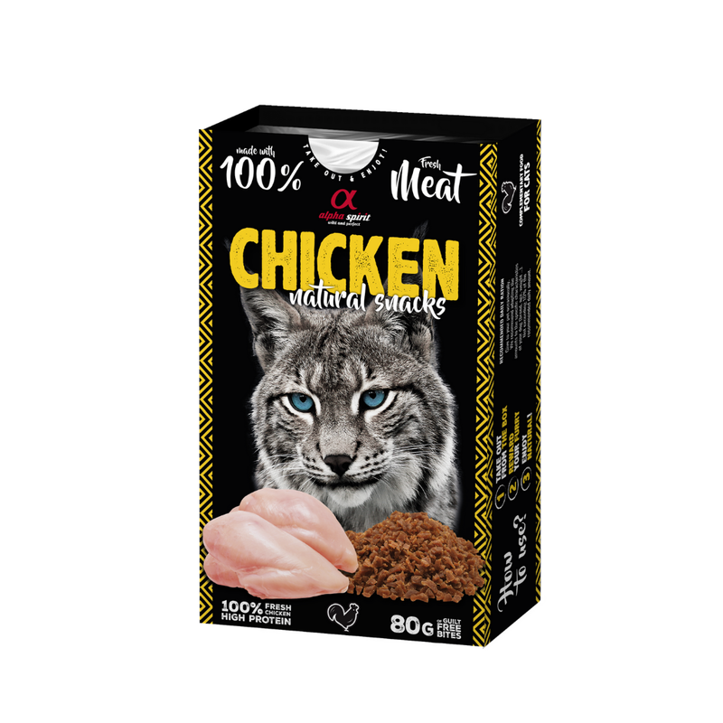 Chicken Natural Cat Treats (80g)