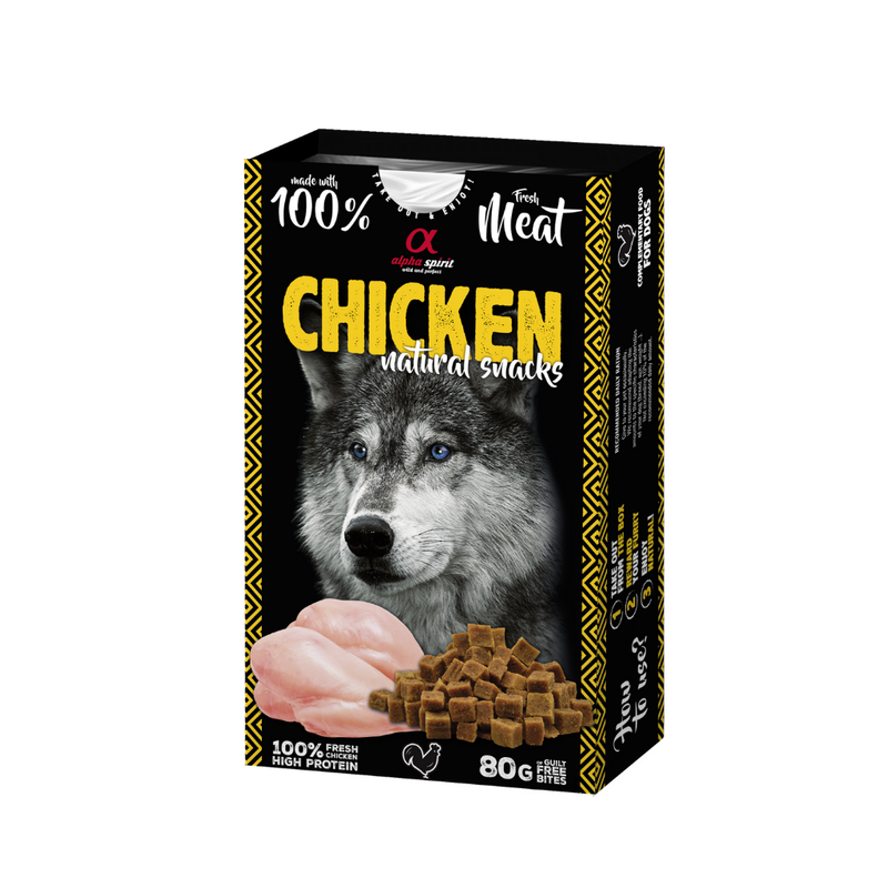 Chicken Natural Dog Treats (80g)