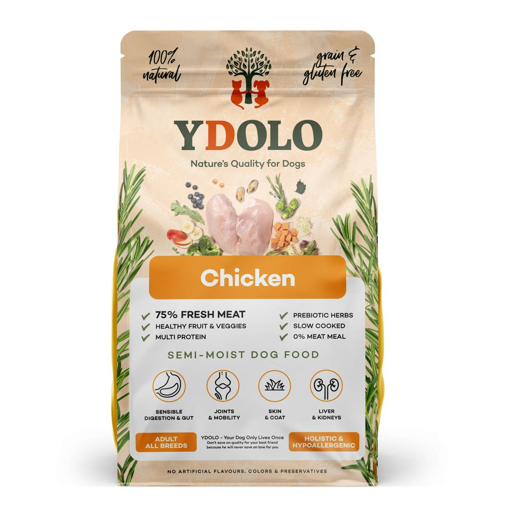 Chicken Complete Semi-Moist Dog Food - Healthy and Pure (2.5kg)