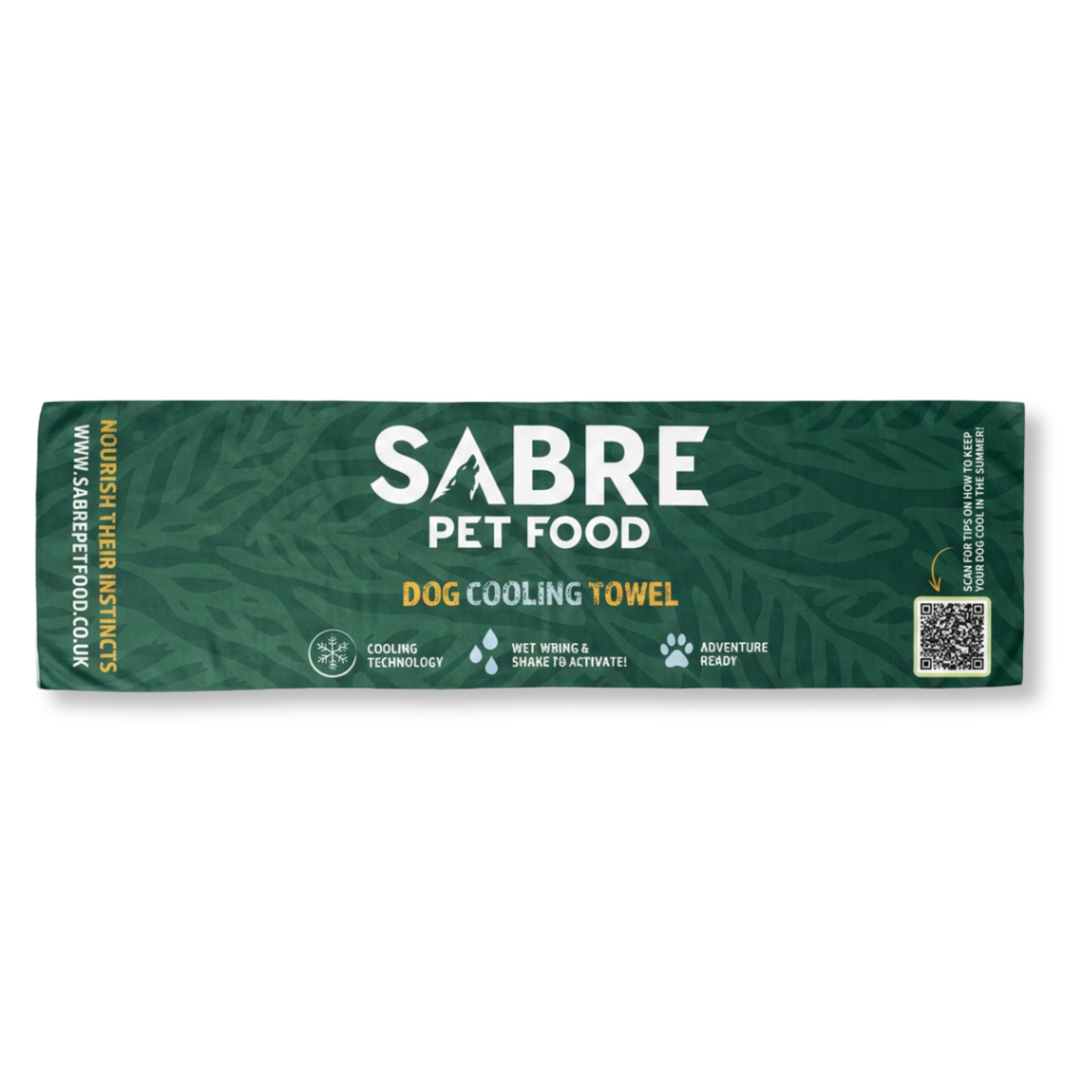 Sabre Reusable Dog Cooling Towel - 100 x 30cm