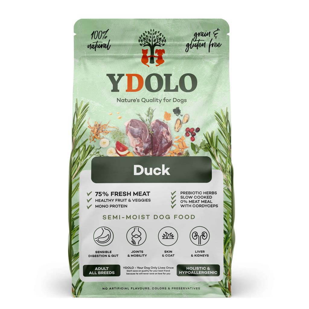 Duck Complete Semi-Moist Dog Food – Healthy and Pure (2.5kg)