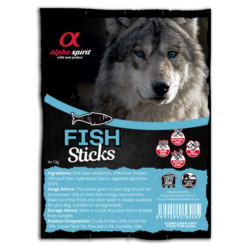 Fish Dog Treat Bar String (Includes 4 Bars)