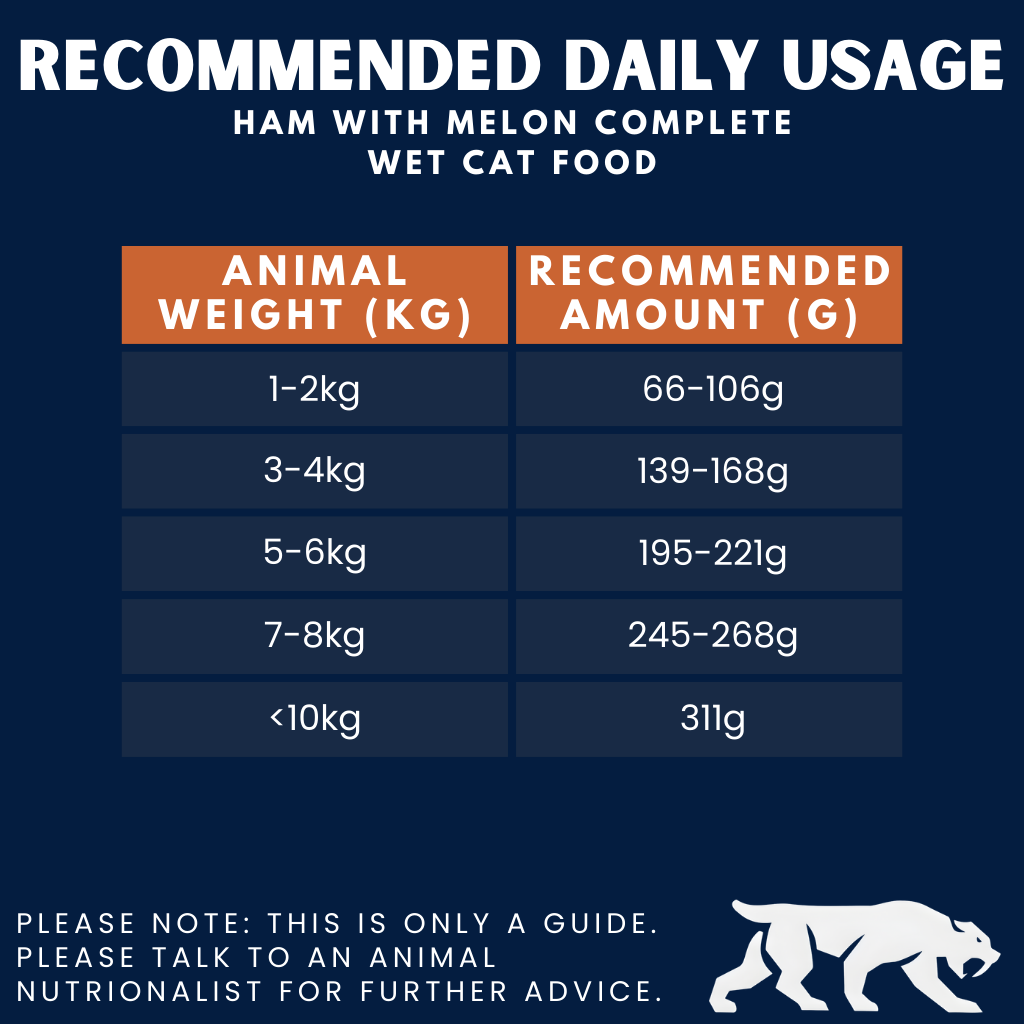 Ham with Melon Complete Wet Food Can for Cats (200g)