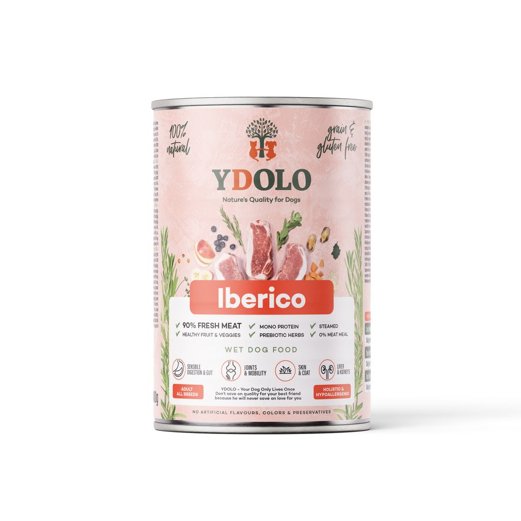 Iberico Complete Wet Food for Dogs – Healthy and Pure (6 x 400g)