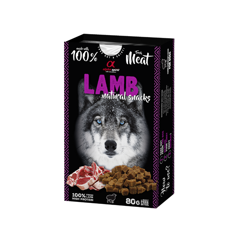 Lamb Natural Dog Treats (80g)