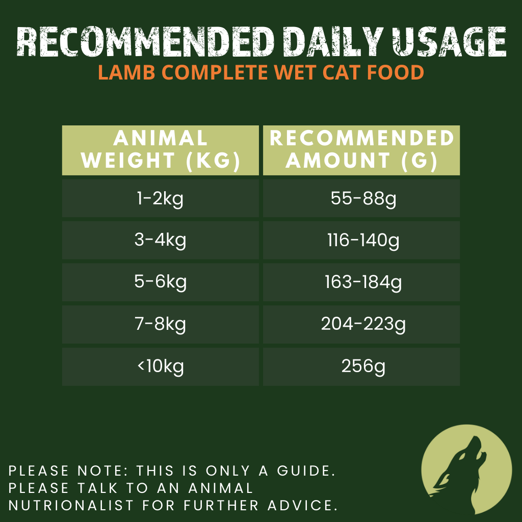 Lamb Complete Wet Food Can for Cats (200g)