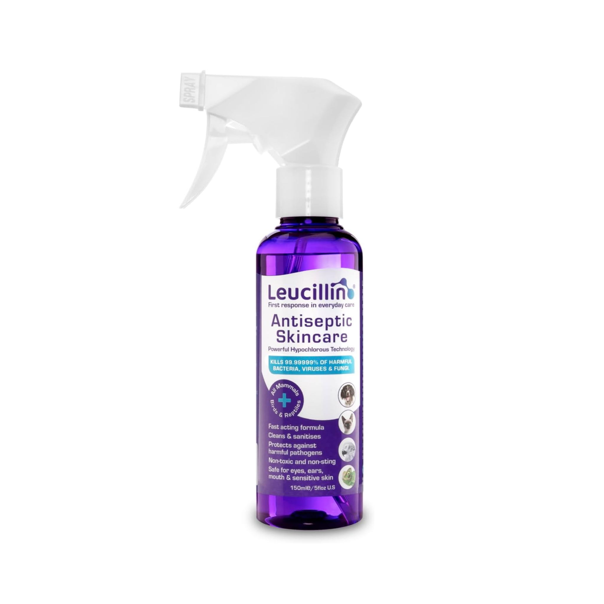 Leucillin Natural Antiseptic Skincare Spray For Pets - 150ml