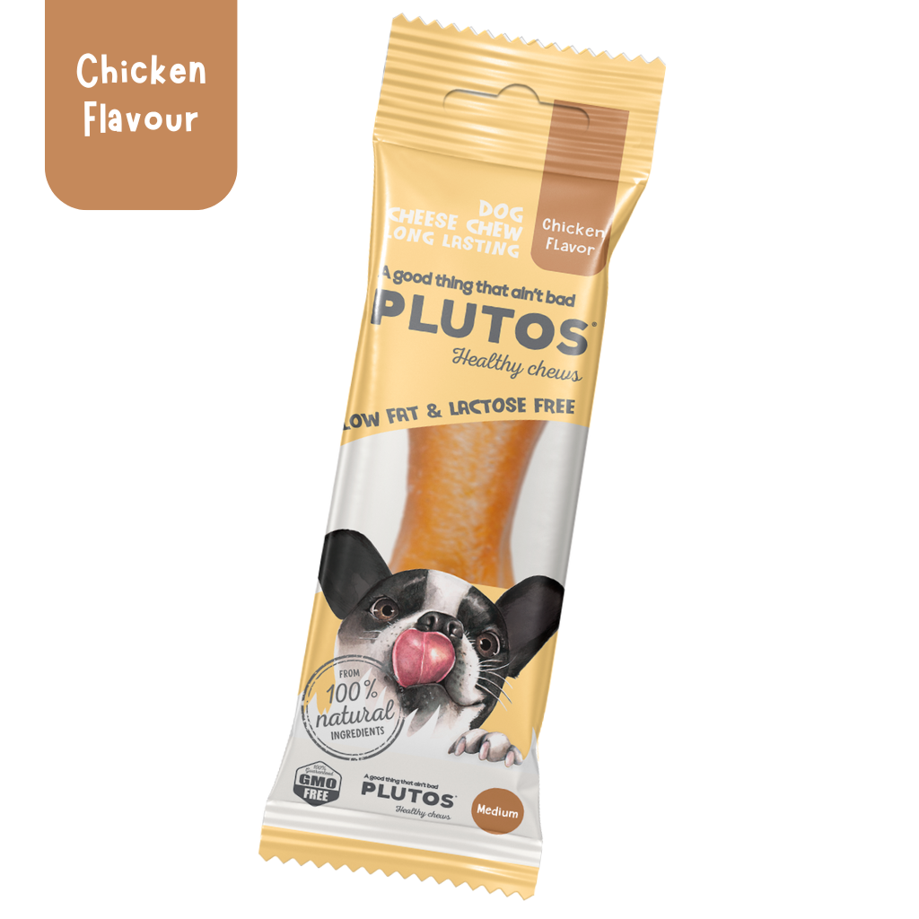 Cheese & Chicken Natural Dog Chew (Medium)