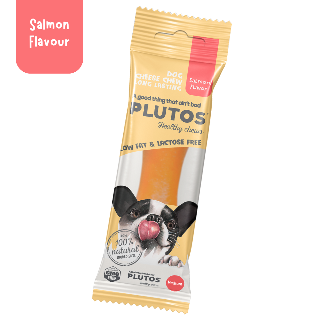 Cheese & Salmon Natural Dog Chew (Medium)