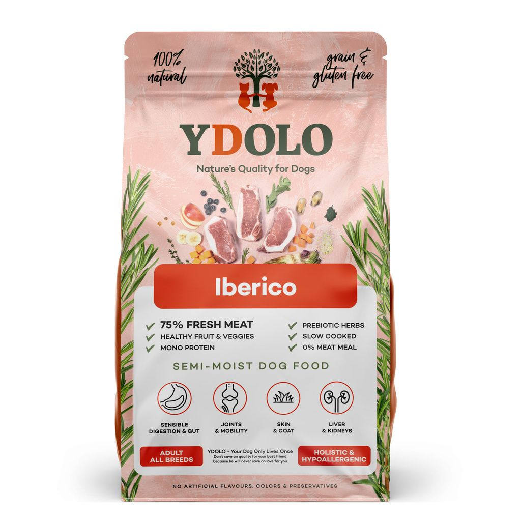 Iberico Complete Semi-Moist Dog Food - Healthy and Pure (2.5kg)