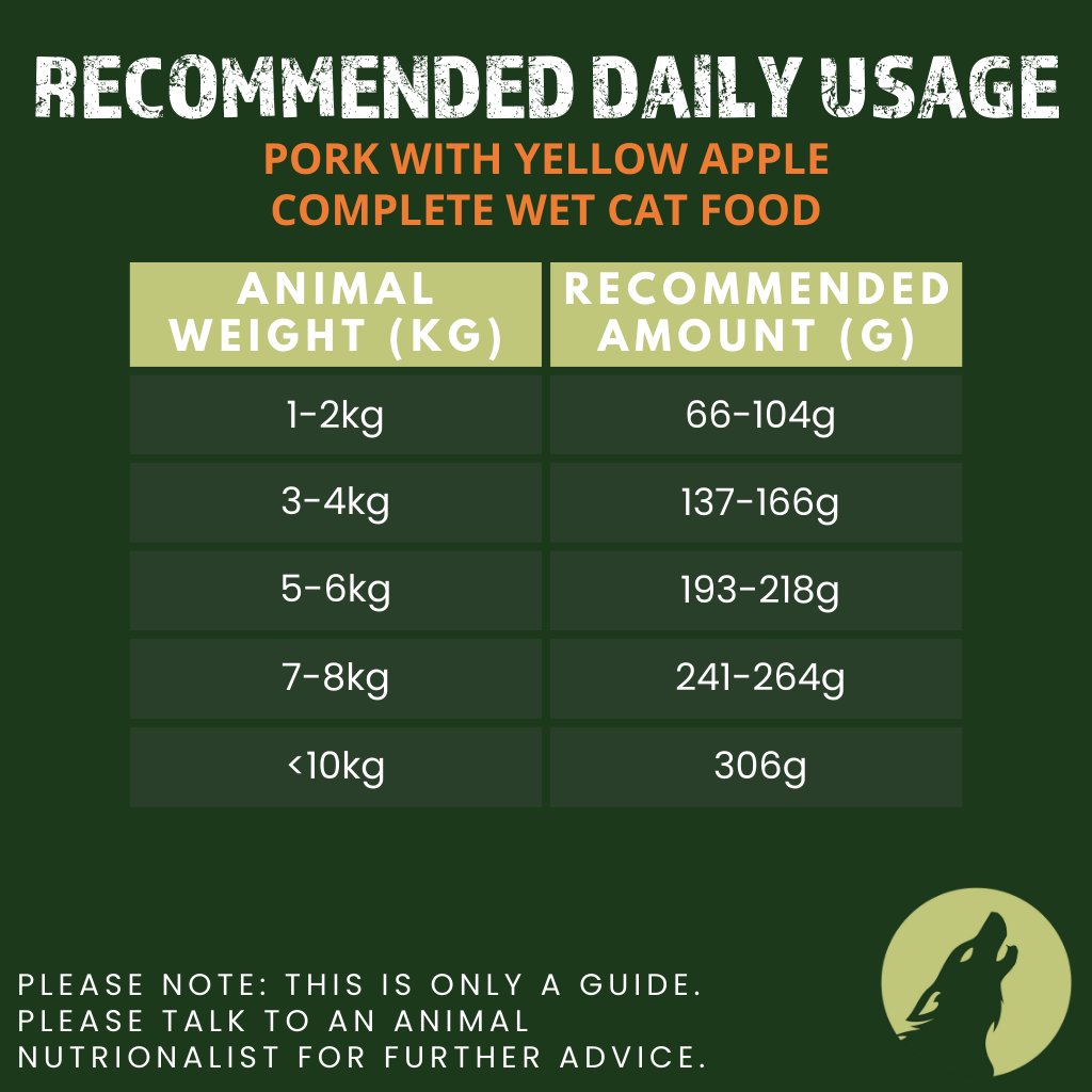 Pork with Yellow Apple Complete Wet Food Can for Cats (200g)