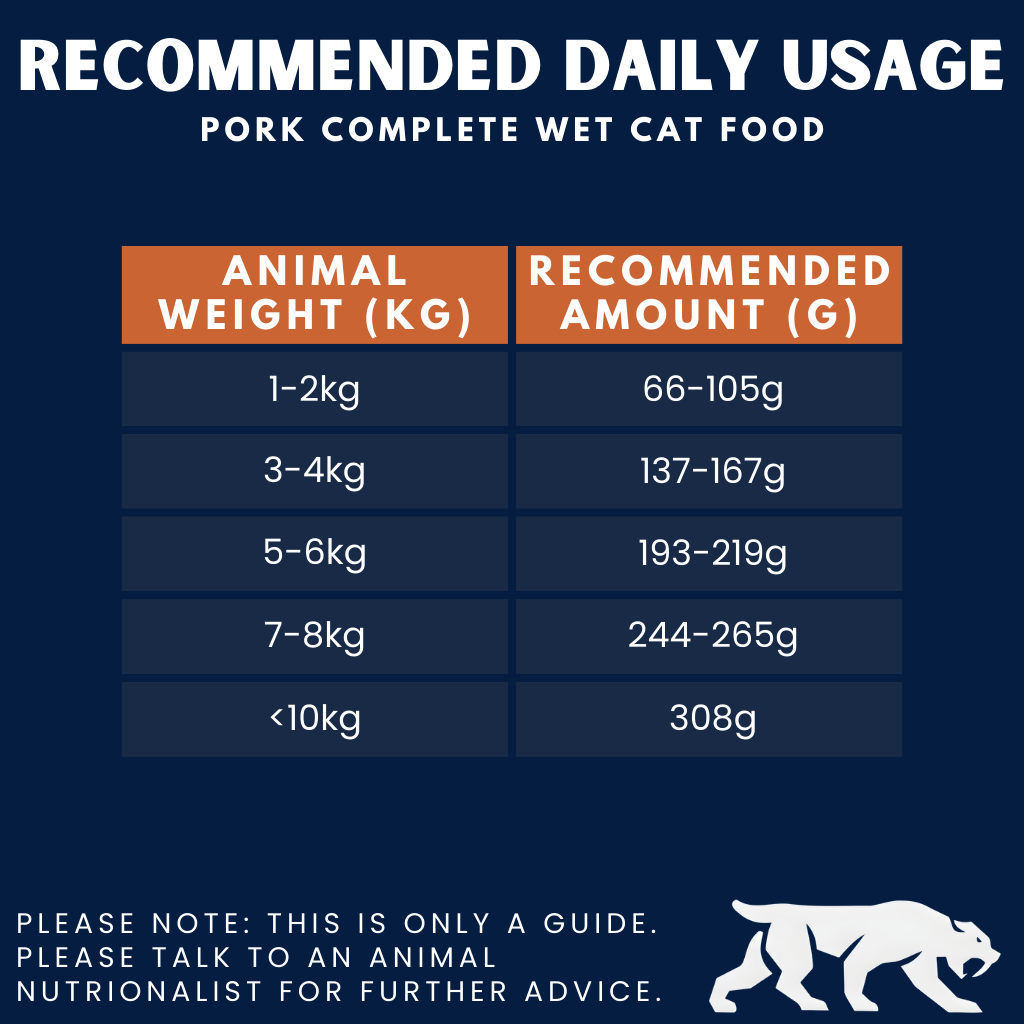 Pork Complete Wet Food Can for Cats (200g)