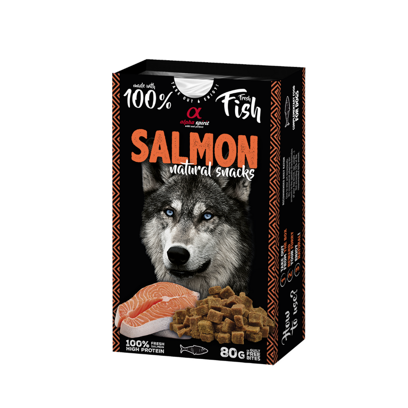 Salmon Natural Dog Treats (80g)