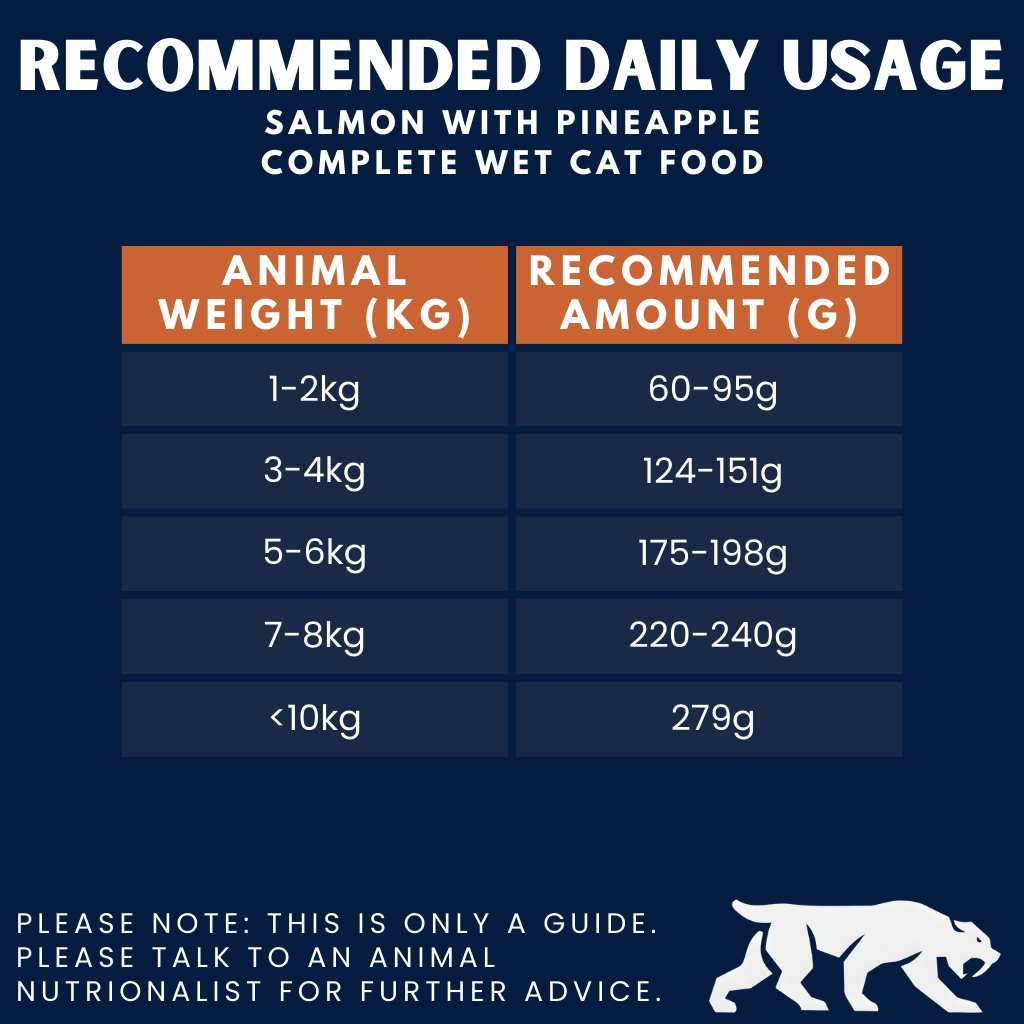 Salmon with Pineapple Complete Wet Food Can for Cats (200g)