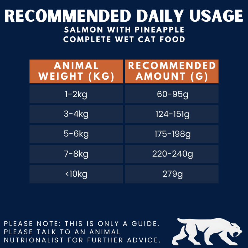 Salmon with Pineapple Complete Wet Food Can for Cats (200g)