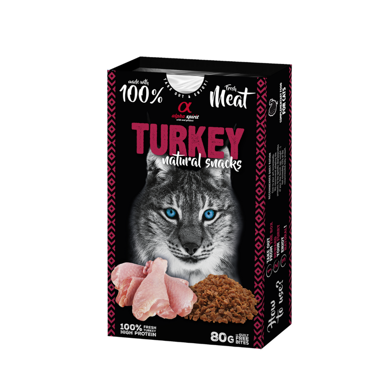 Turkey Natural Cat Treats (80g)