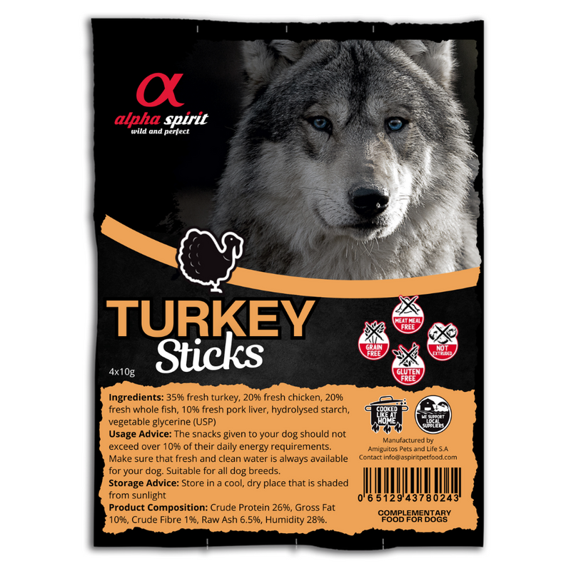 Turkey Dog Treat Bar String (Includes 4 Bars)