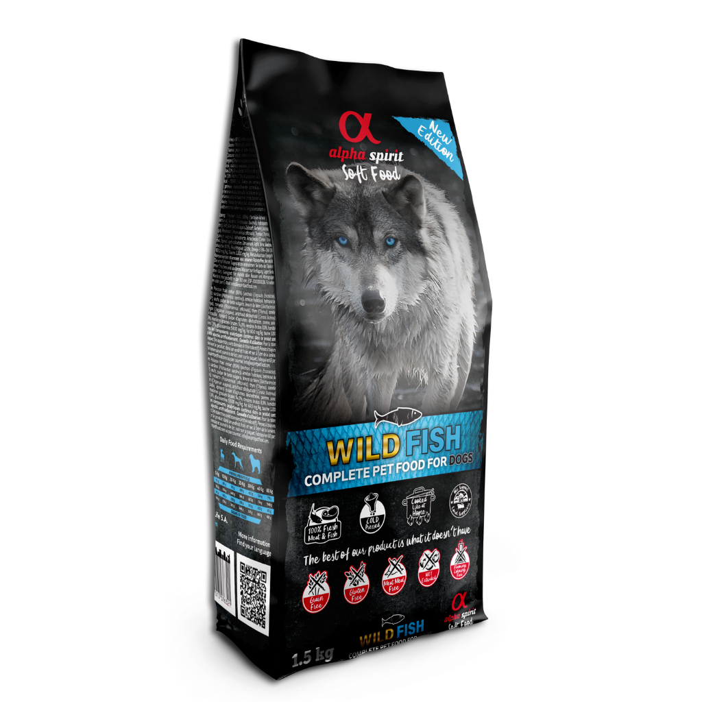 Wild Fish Complete Dog Food – Semi-Moist (1.5kg)