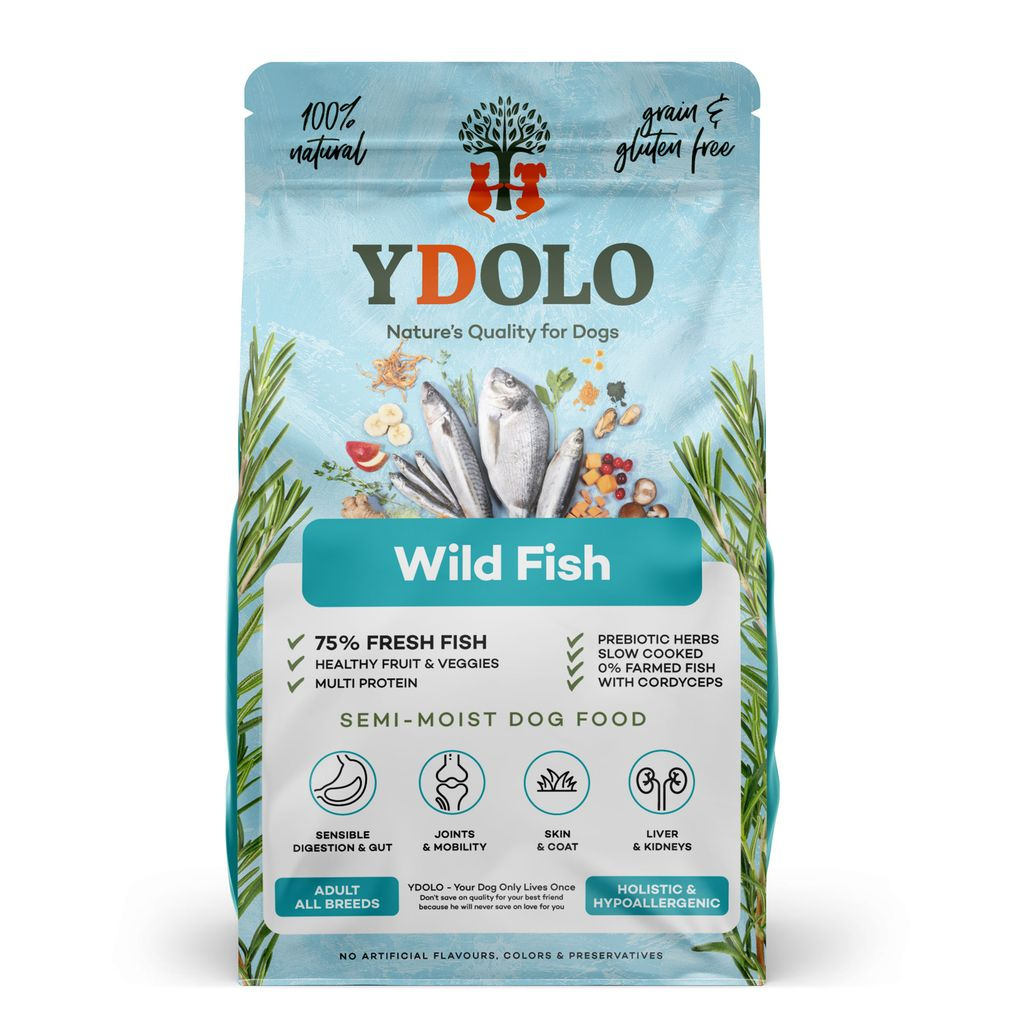 Wild Fish Complete Semi-Moist Dog Food - Healthy and Pure (2.5kg)