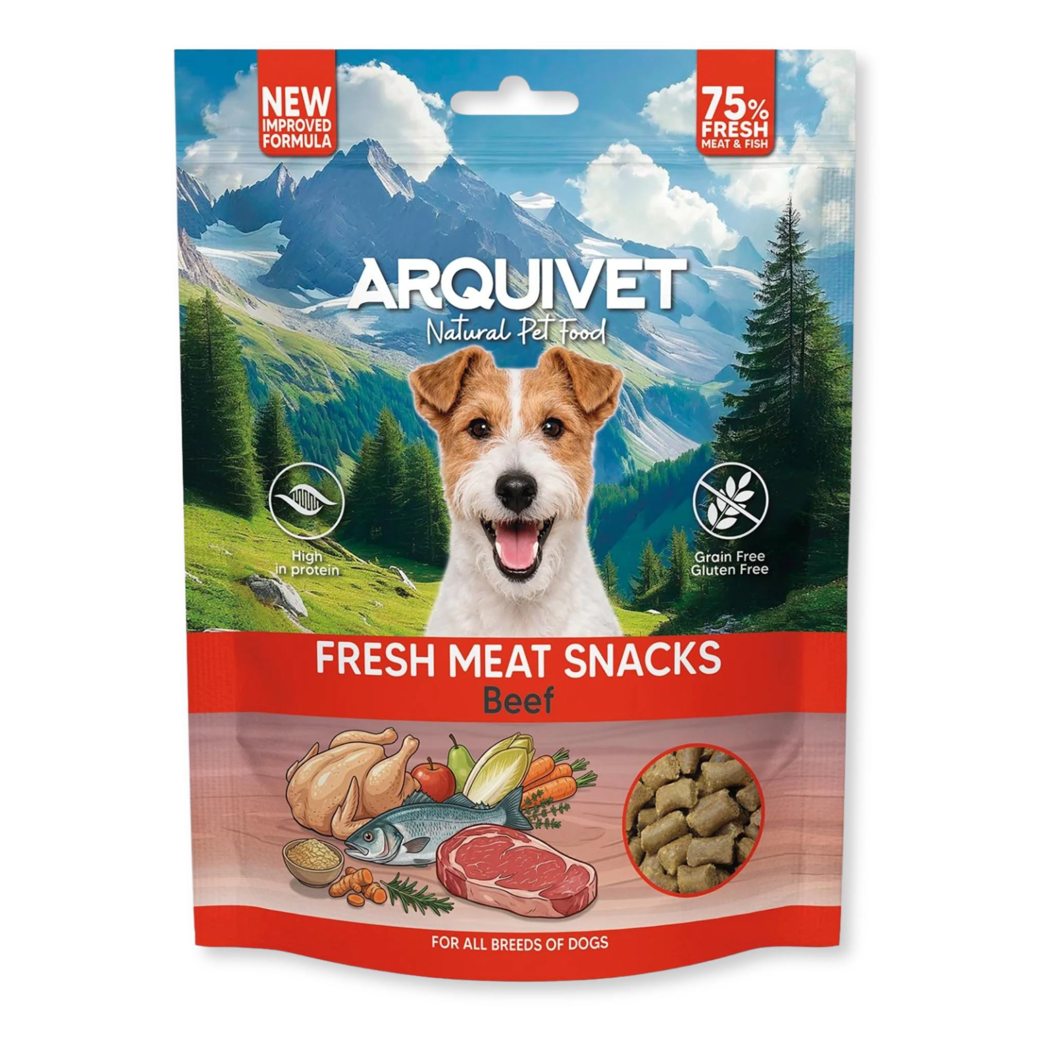 Arquivet Natural Dog Treats - Beef (800g)