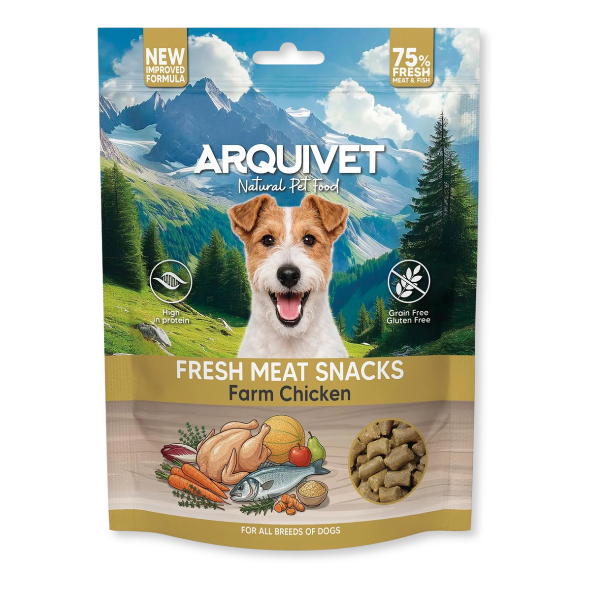 Arquivet Natural Dog Treats - Farm Poultry (800g)
