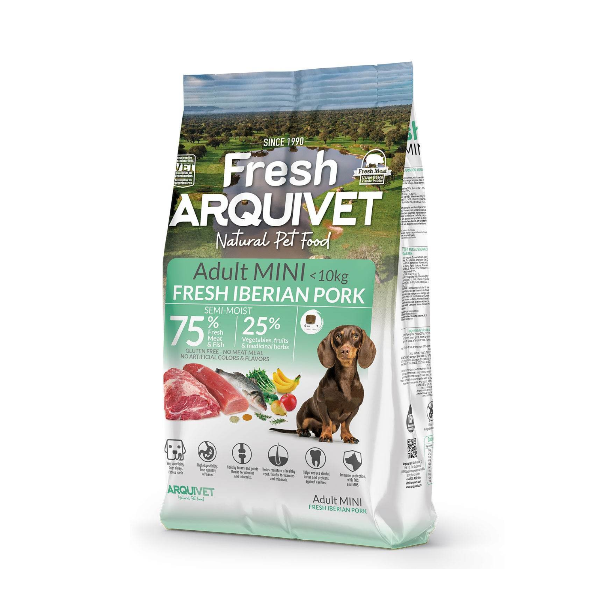 Arquivet Complete Cold Pressed Mini Dog Food - Iberian Pork (2.5kg)