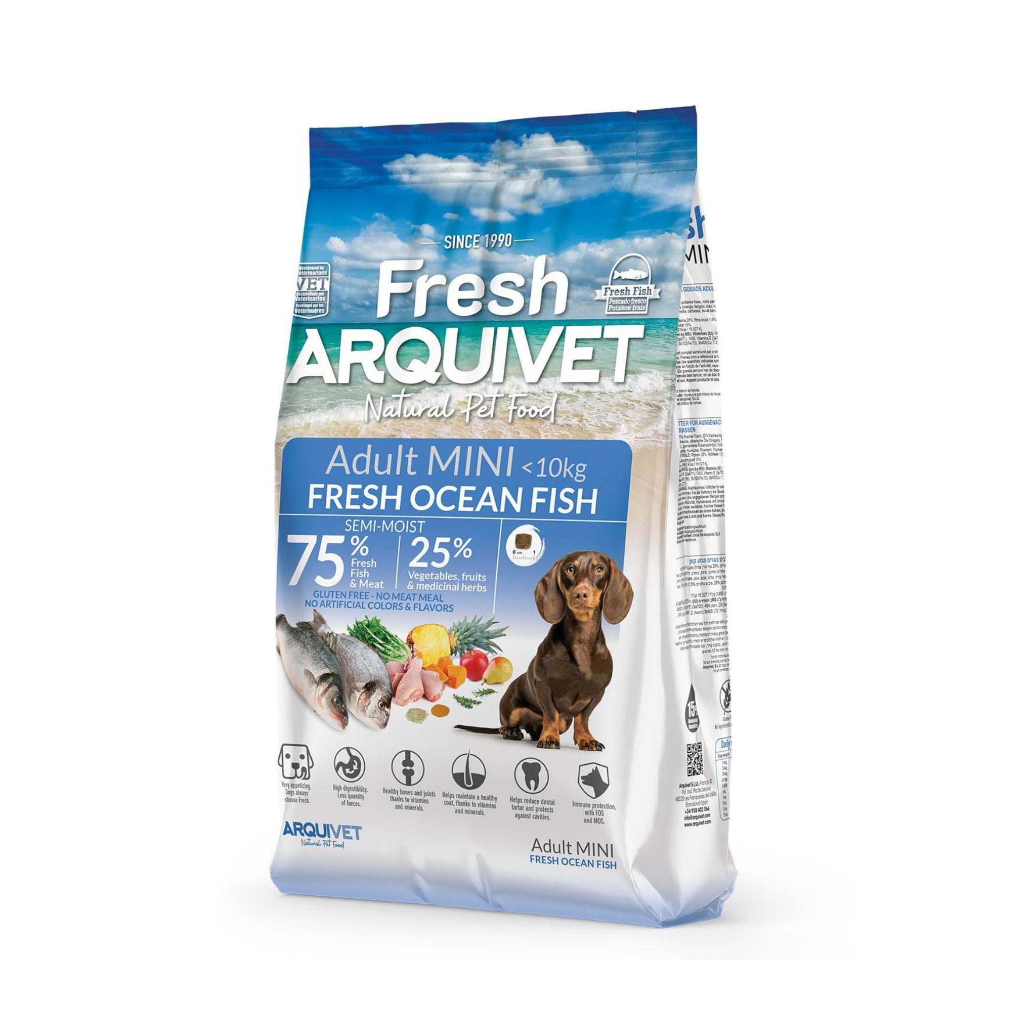 Arquivet Complete Cold Pressed Mini Dog Food - Ocean Fish (2.5kg)