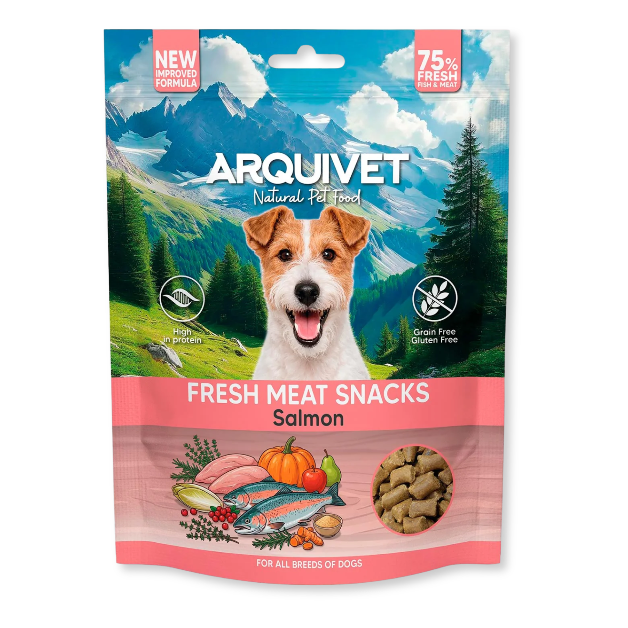 Arquivet Natural Dog Treats - Salmon (800g)