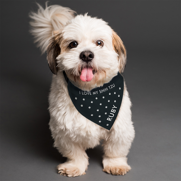 Paw print bandana top