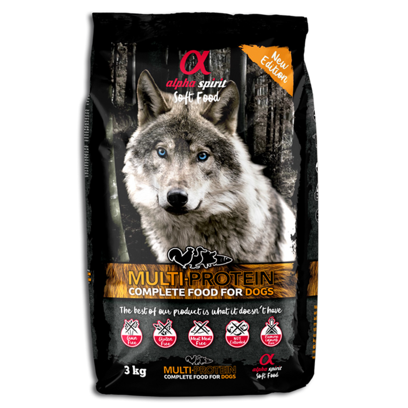 Multi-Protein Complete Dog Food – Semi-Moist (3kg)